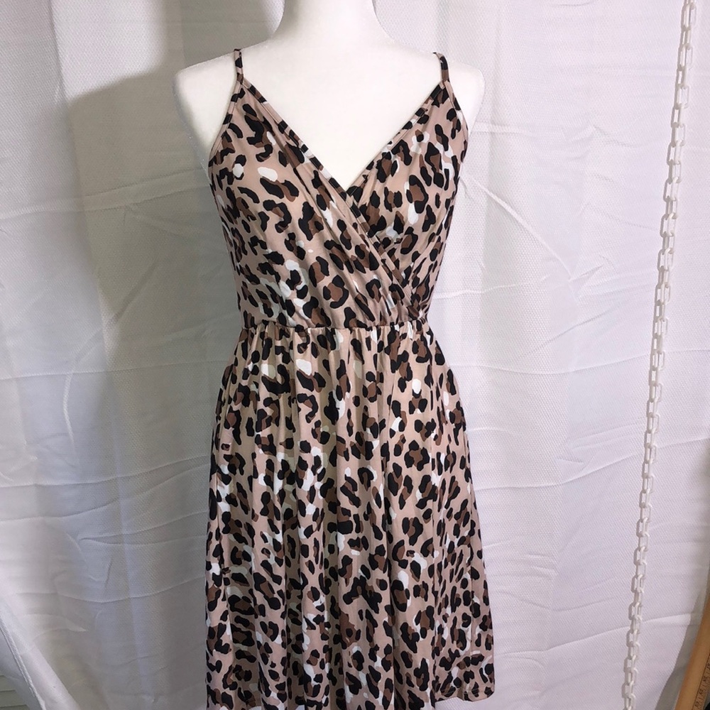 Leopard print Sundress NWOT. Medium